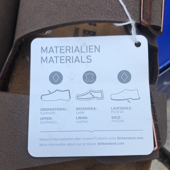 New In Box-Birkenstock Arizona-Stone-Sz 40 (9)-Medium-Narrow Fit - Picture 12 of 16